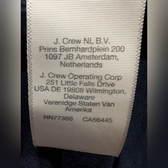 MADEWELL V-Neck cotton Tank Top in navy blue Size 1x - Picture 8 of 14